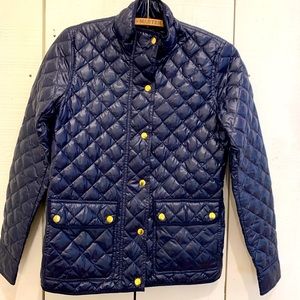 J Crew Down filled quilted jacket XS